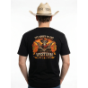 The Outlaw - Sunset Skeleton Gunslinger Western Tee | Americana