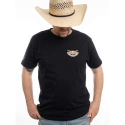 Backroads Drifters Heritage Western T-Shirt | Premium Black
