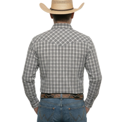 The Blackwood | Studded Floral Leather Western Belt - Black | Americana